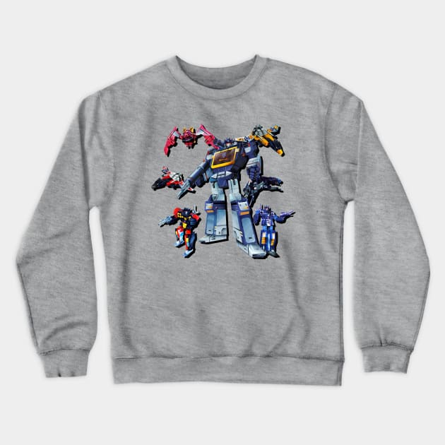 Masterpiece Soundwave and Cassettes Crewneck Sweatshirt by Draconis130